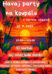 Havaj party na koupálu 