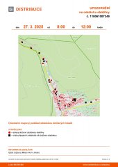 Oznámení o plánovaném přerušení dodávky elektrické energie č. 110061007349