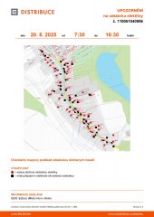 ‼ Oznámení o plánovaném přerušení dodávky elektrické energie č. 110061040996