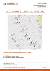 Oznámení o plánovaném přerušení dodávky elektrické energie č. 110061118767