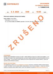 ‼ ZRUŠENÍ PLÁNOVANÉ ODSTÁVKY ELEKTŘINY 