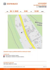 Oznámení o plánovaném přerušení dodávky elektrické energie č. 110061007360