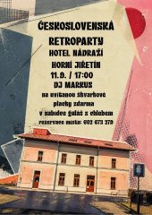 Československá retroparty na nádraží 