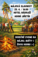 Májová slavnost u nádraží 