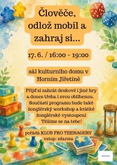 Člověče, odlož mobil a zahraj si