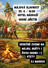 Májová slavnost u nádraží