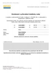 Havárie voda_ulice Mostecká 