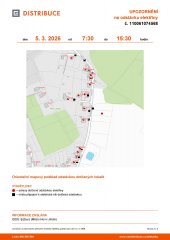 ‼ Oznámení o plánovaném přerušení dodávky elektrické energie č. 110061074568