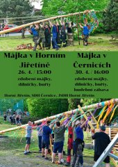 MÁJKY V HORNÍM JIŘETÍNĚ A ČERNICÍCH 
