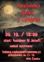 Strašidelná stezka v Černicích